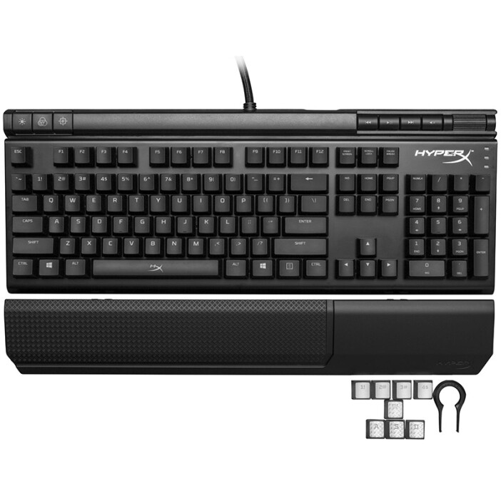 金士顿HyperX阿洛伊精英版Cherry青轴机械键盘 为游戏而生的精准与掌控